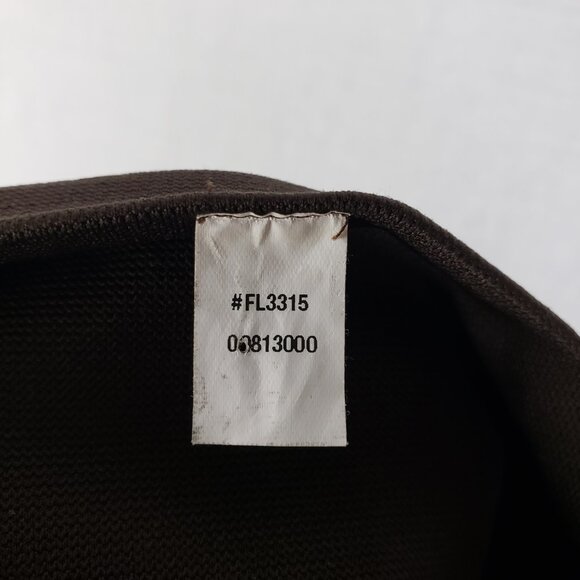 SPANX Seamless Leggings Ankle Side Zip High Rise Dark Brown size M - Picture 10 of 13